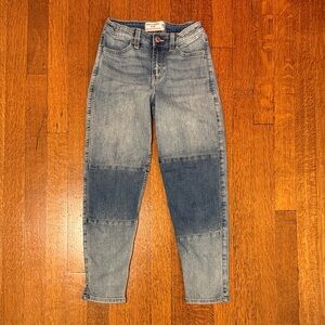 Abercrombie Kids Two-Tone Ankle Jeans